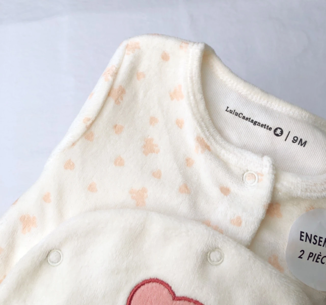 Velvet pajama set + hat Lulu Castagnette 9 months – photo 6